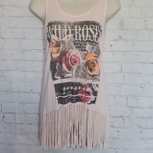 Wild Rose Fringe Graphic Tank